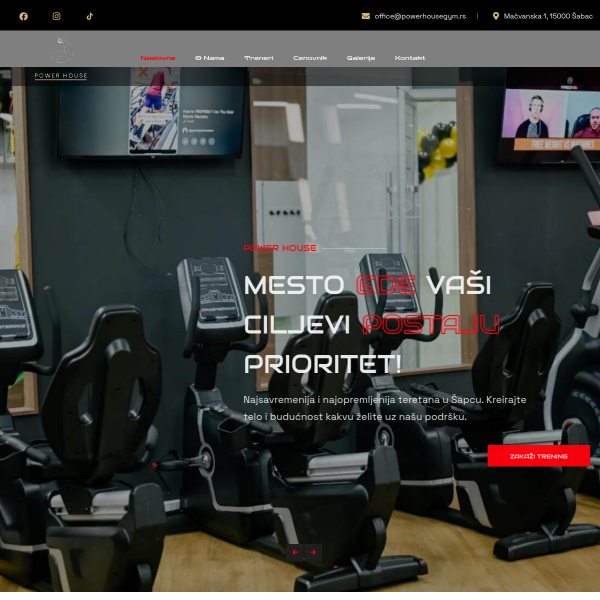 powerhousegym.rs preview