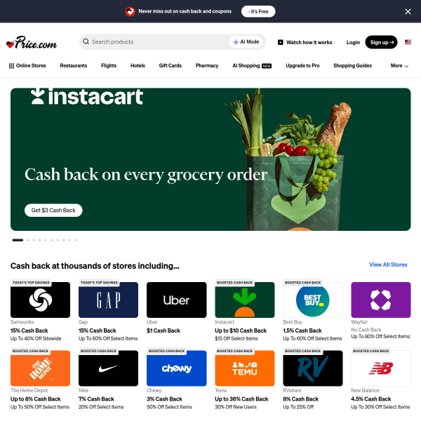 Website preview of Price Sanond