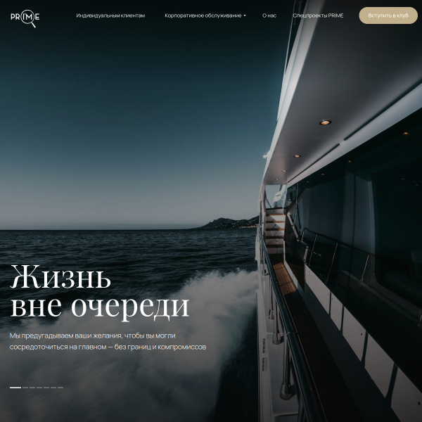 Website preview of PRIME SURFACES LIMITED
