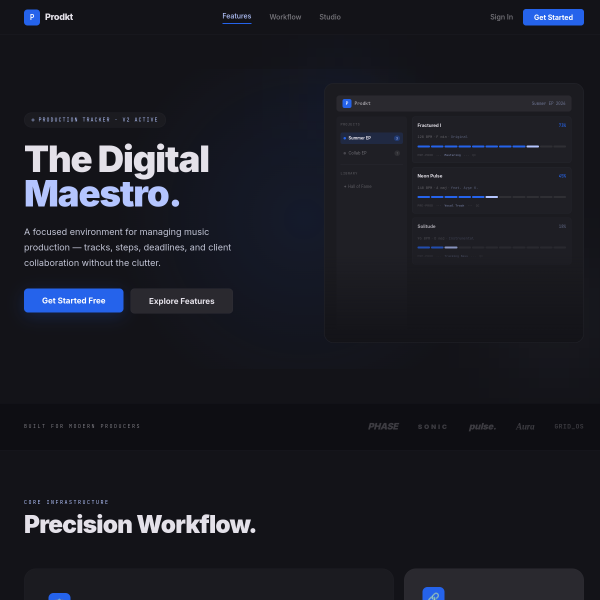 Prodkt screenshot