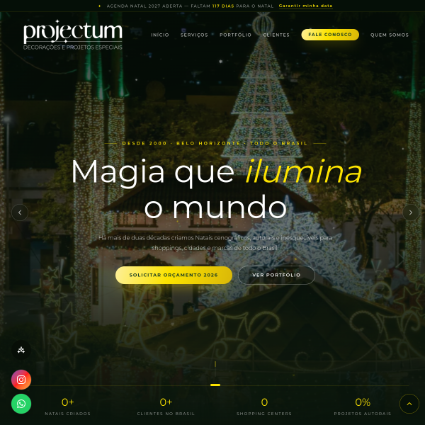Website preview of PROJECTUM SOCIEDADE CIVIL LIMITADA