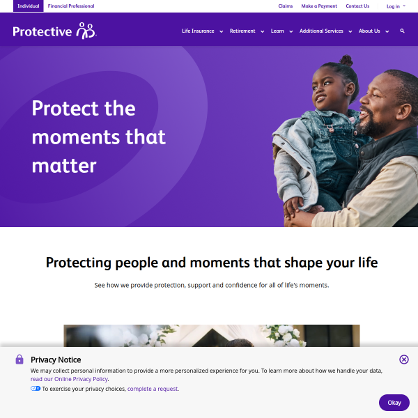 Website preview of Protective Safety Systems