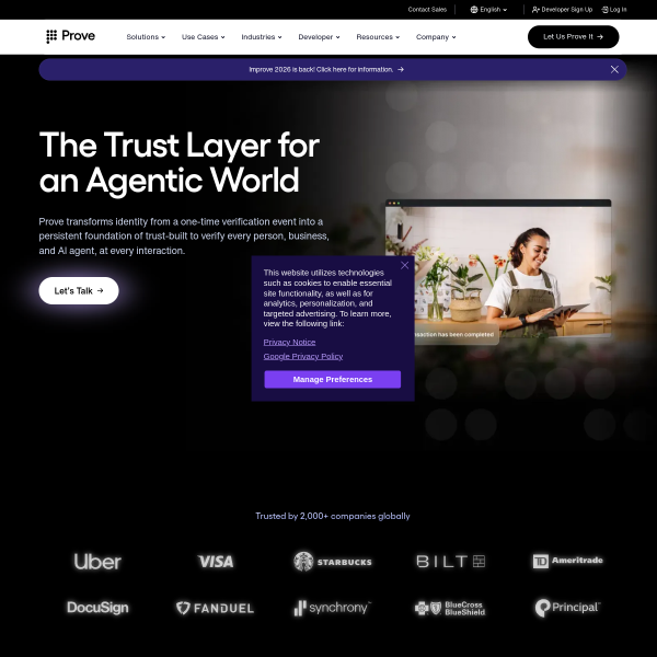 Website preview of Province Government Office