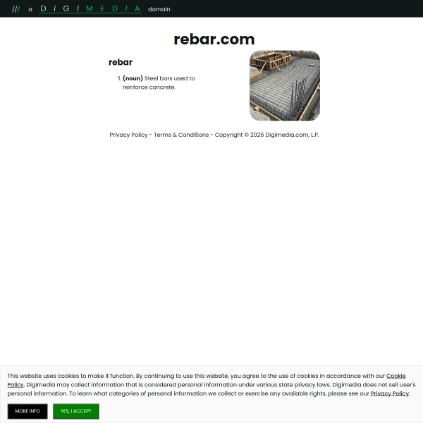 Website preview of REBAR PERFECTA LTD