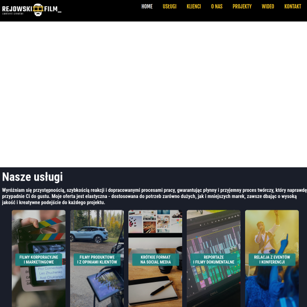Website preview of rejowski film