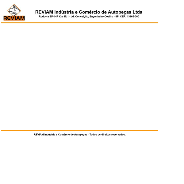 Website preview of reviam indústria e comércio de autopeças ltda