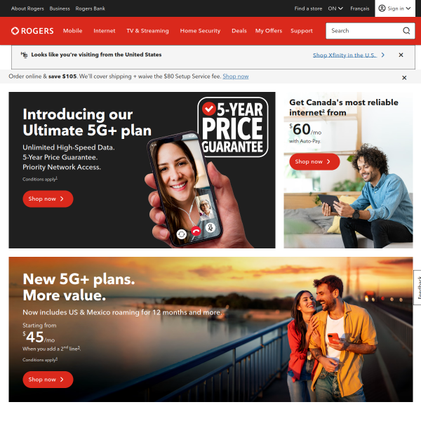 Website preview of Rogers All Stars