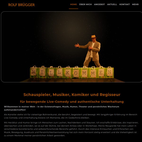 Website preview of Rolf Etter-Dux Feinmechanik