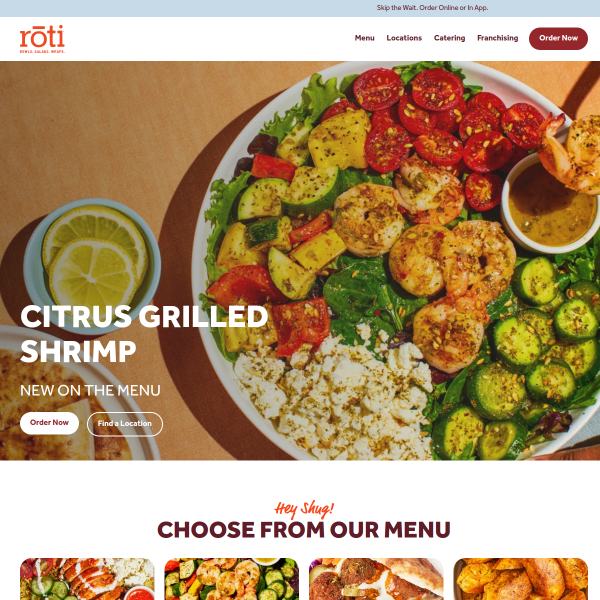 Website preview of Roti Canai MH
