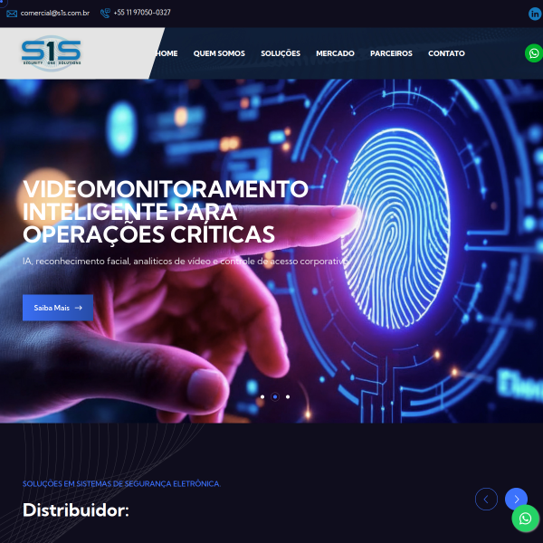 Website preview of s1s grupo empresarial
