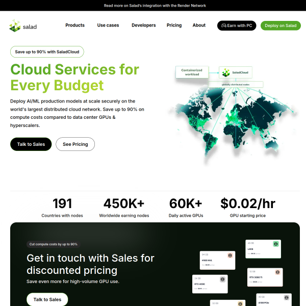 Website preview of Salad Brothers Taranaki