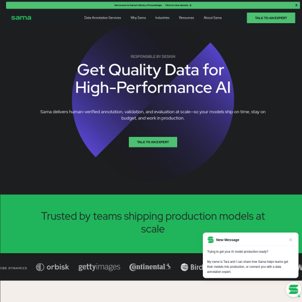 Website preview of Sama Al Mabanee Trading Est