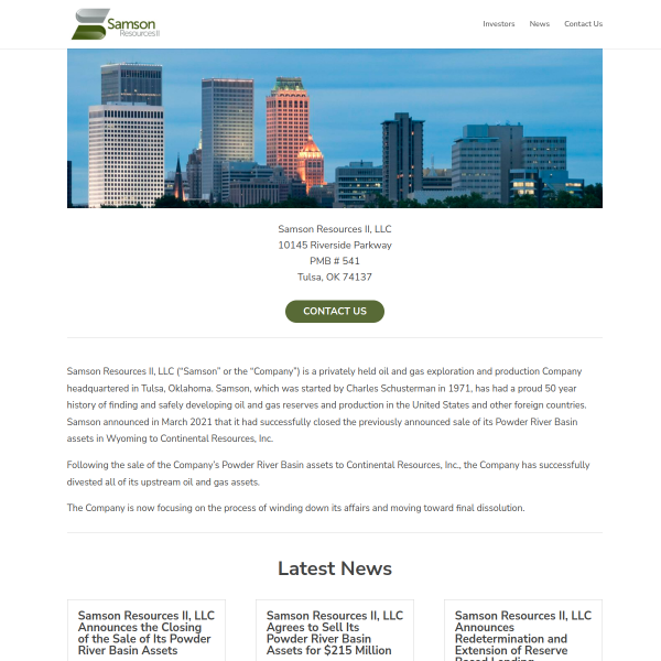Website preview of SAMSON CONSTRUCTII SRL