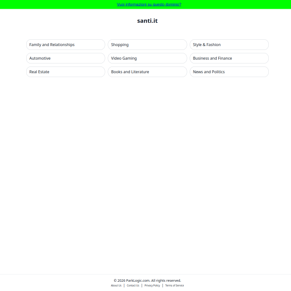 Website preview of SANTI VITO E MODESTO SOCIETA