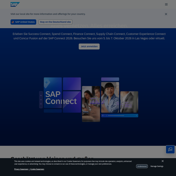 Website preview of SAP WDF49