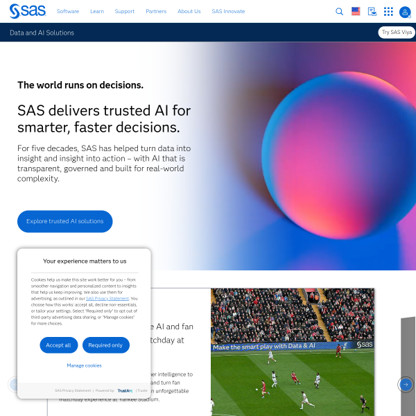 Website preview of sas-trans-pol