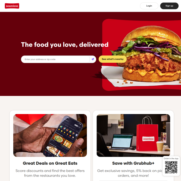 Website preview of Seamless Design, Inc.