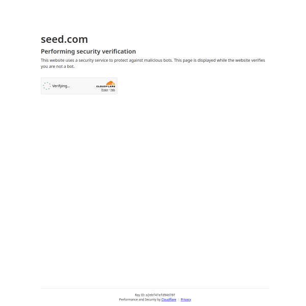 Website preview of Seed Concepts