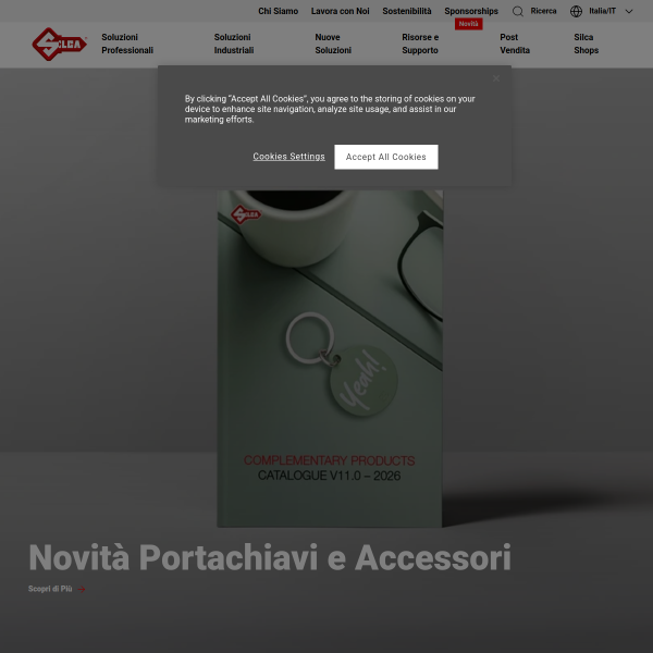 Website preview of SILCA HOLDING S.R.L.