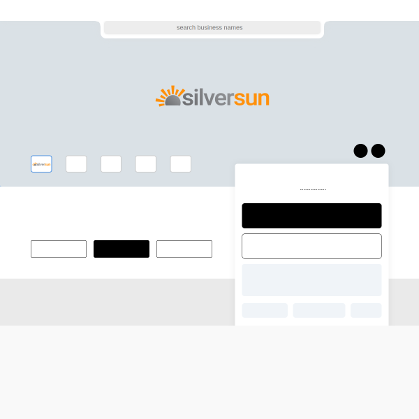 Website preview of Silversun