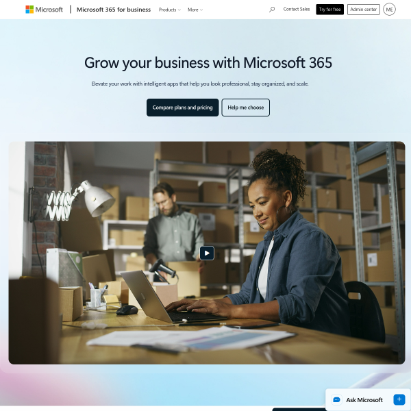 Website preview of Sites And Software