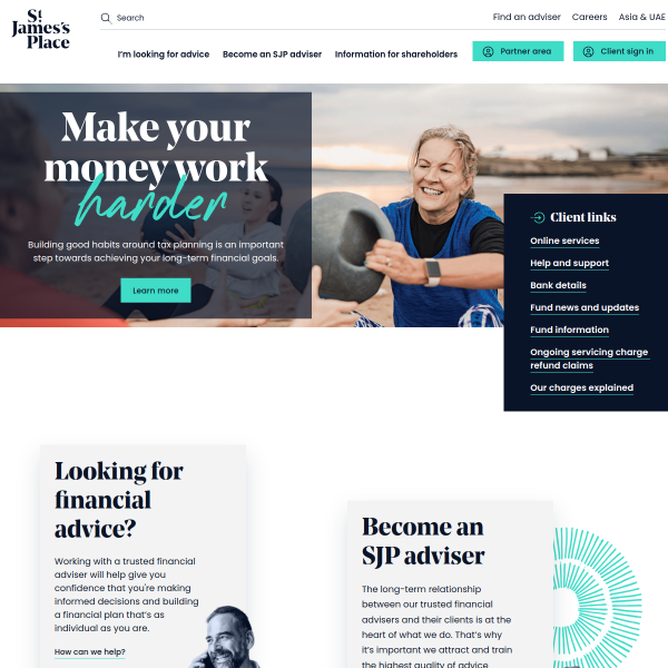 Website preview of SJP PERFORMANCE LTD
