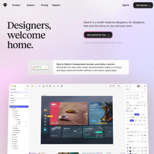 Website preview of Sketch plus, s. r. o.