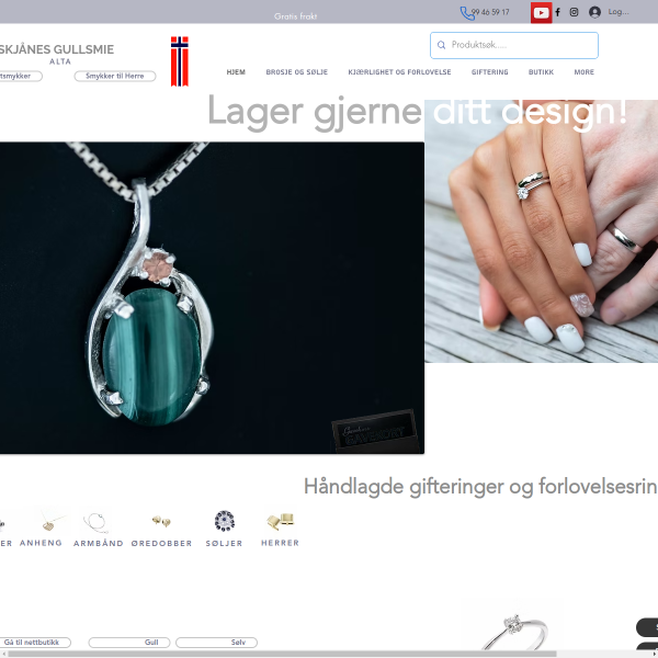 Website preview of SKJÆVELAND GRUPPEN AS