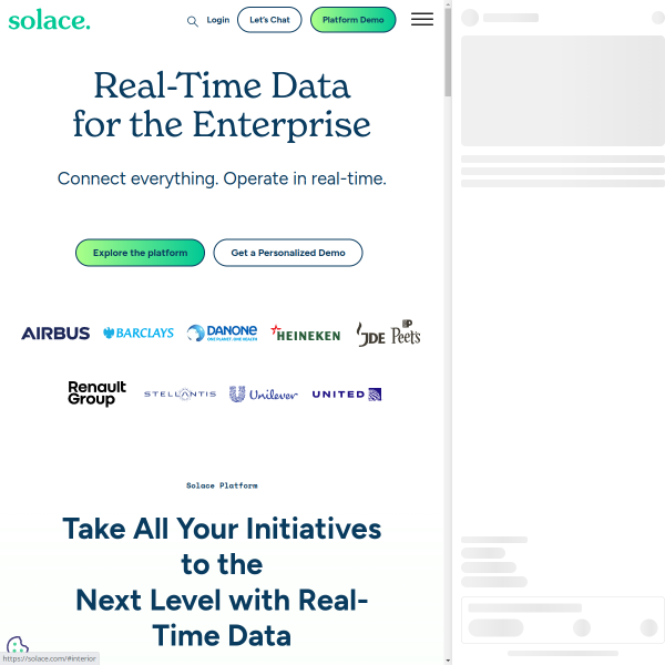 Website preview of Solace Suite, LLC