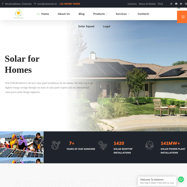 Solstrom Website