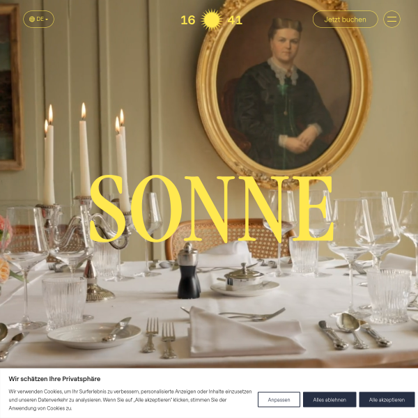 Website preview of Sonne Rotmonten AG