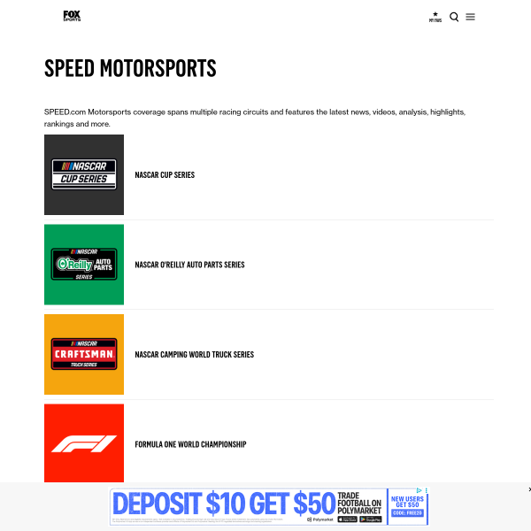 Website preview of speed track trading 4011