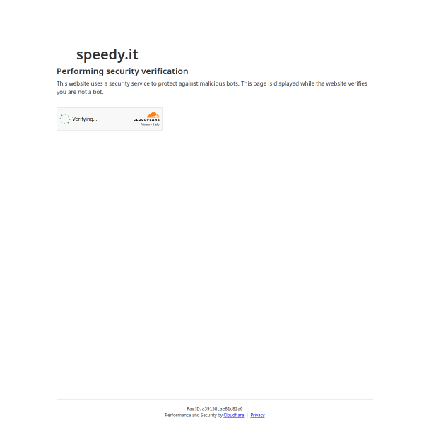 Website preview of SPEEDY LINE - SOCIETA