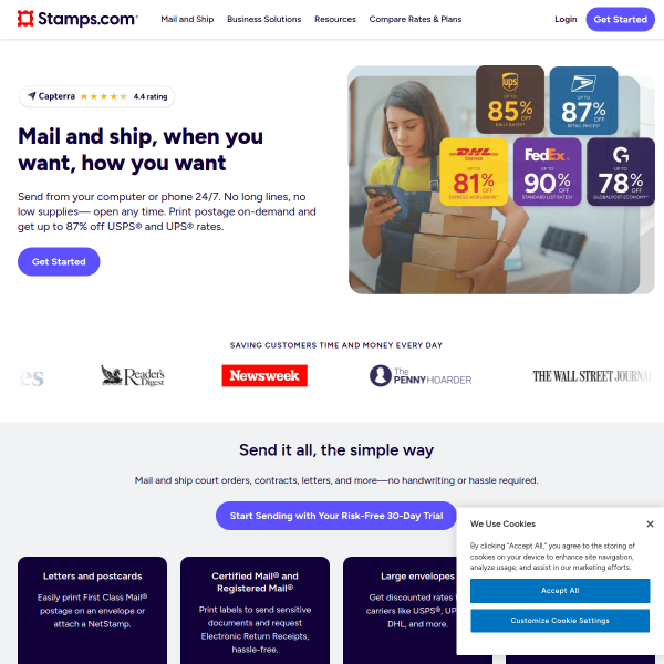 Website preview of Stamps Insurance Agency LLC