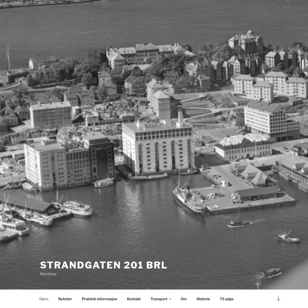 Website preview of STRANDGATEN 71 AS