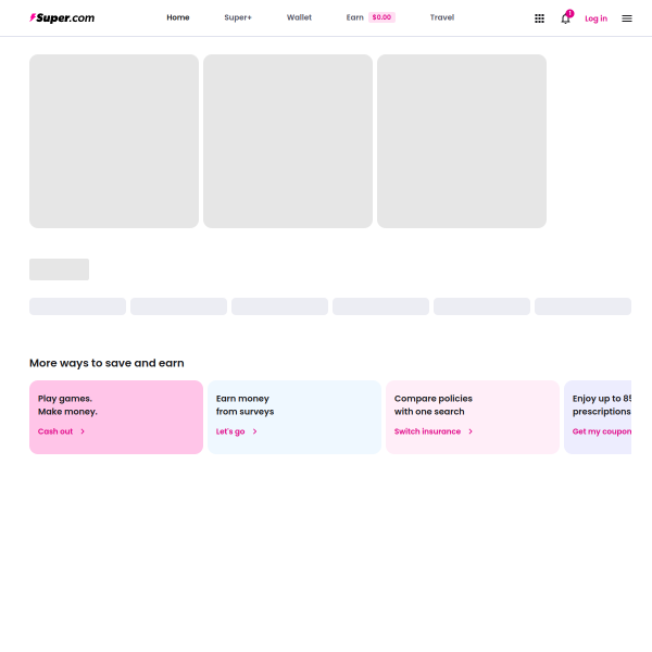 Website preview of Super Zoom