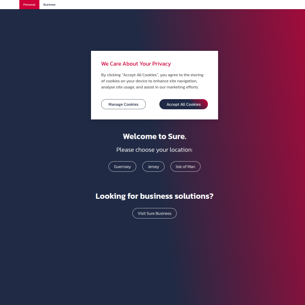 Website preview of sure constructions