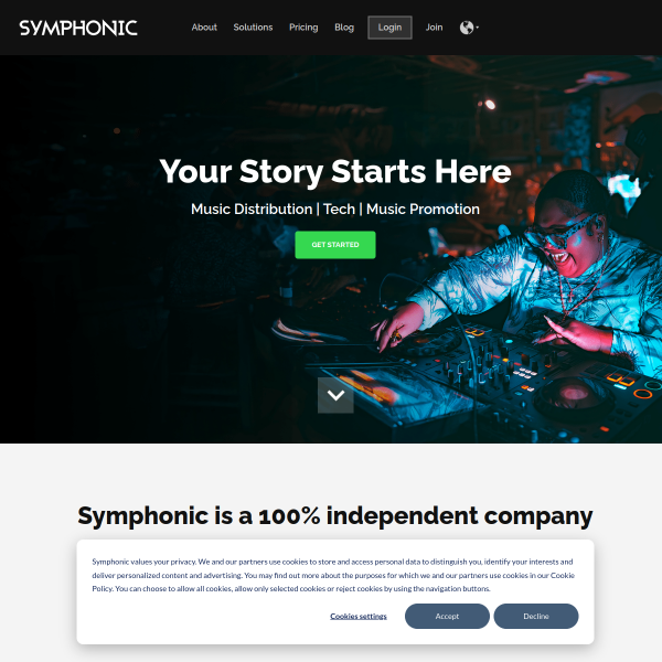 Website preview of SYMPHONIC AIRCRAFT LEASING LIMITED
