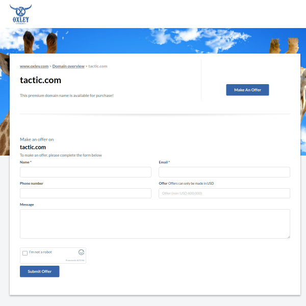 Website preview of tactic sécurité inc.