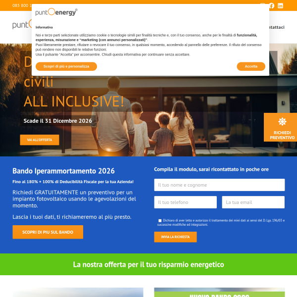 Website preview of TEKNOGROUP S.R.L.