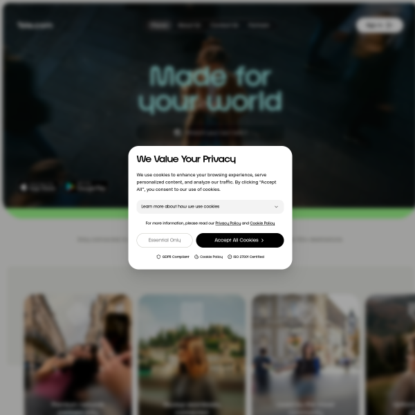 Website preview of TELE-SERVICE (INDIA) PRIVATE LIMITED