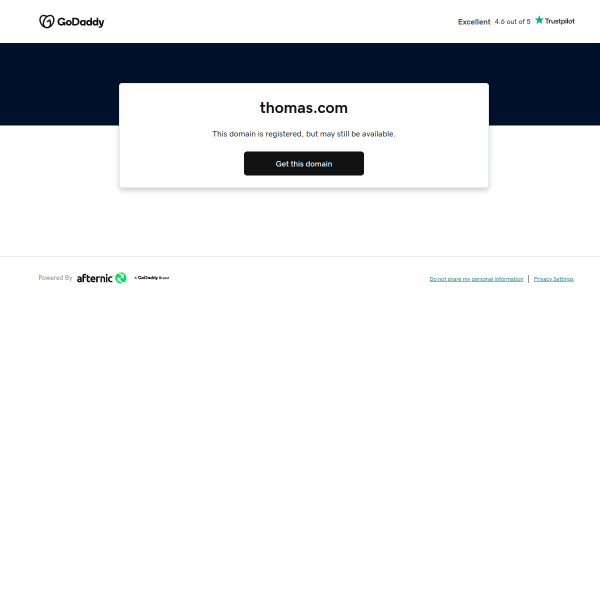 Website preview of Thomas Kitchen