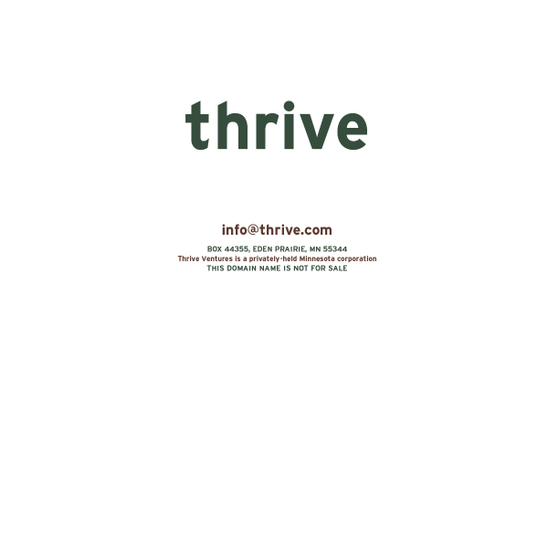 Website preview of Thrive Global Romania
