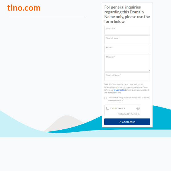 Website preview of TINO  SRG  TOUR  SRL