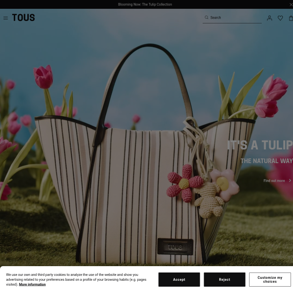 Website preview of Tous les Jours