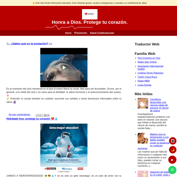 Blog Salud