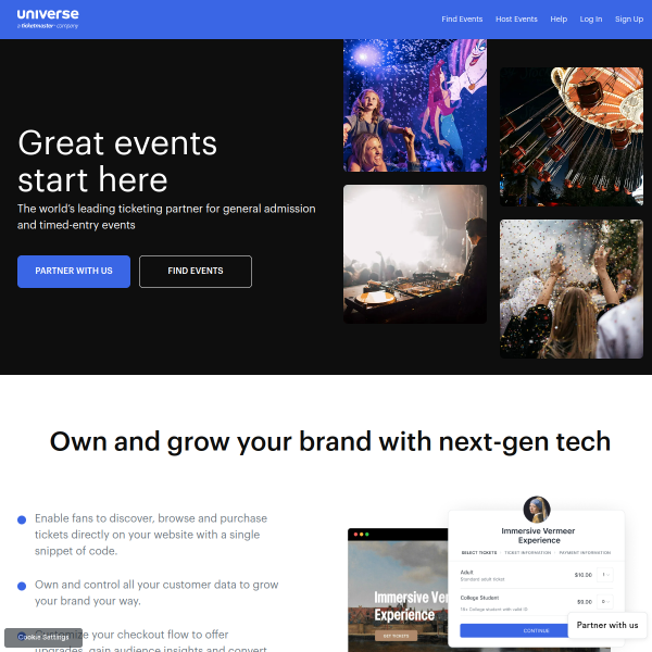 Website preview of UNIVERSE CAPITAL PTY LTD
