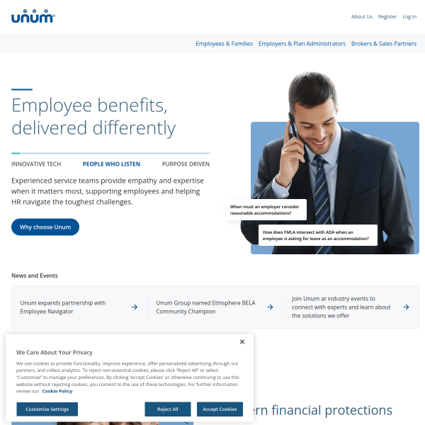 Website preview of Unum Collaborative, LLP