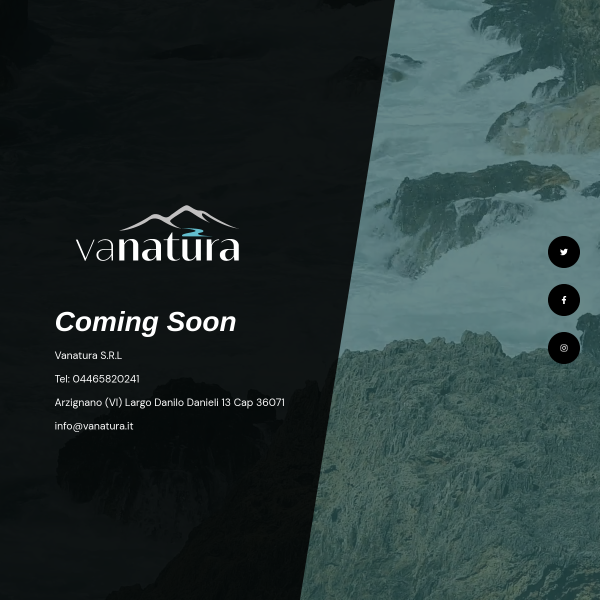 Website preview of VANATURA SRL