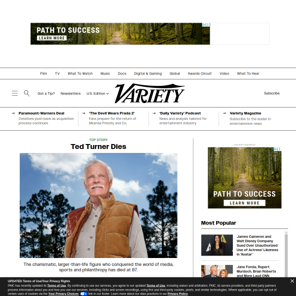 Website preview of VARIETY BRANDS DISTRIBUTION INC.